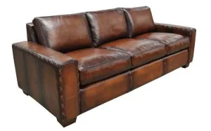 3 Seat Breckenridge Sofa In Rowdy Bison Leather