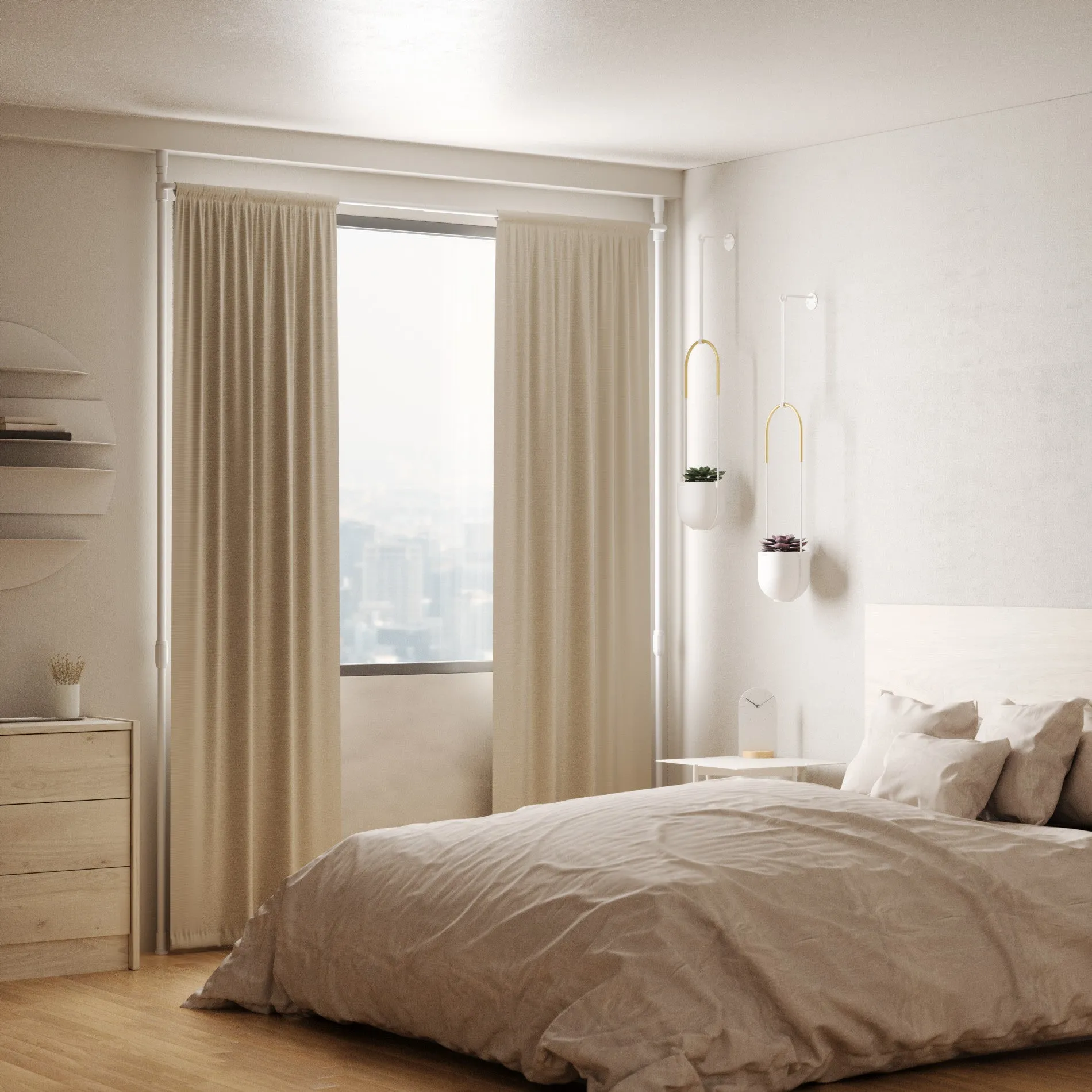 Anywhere Curtain Rod & Room Divider