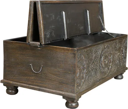 Arabella Carved Box Coffee Table