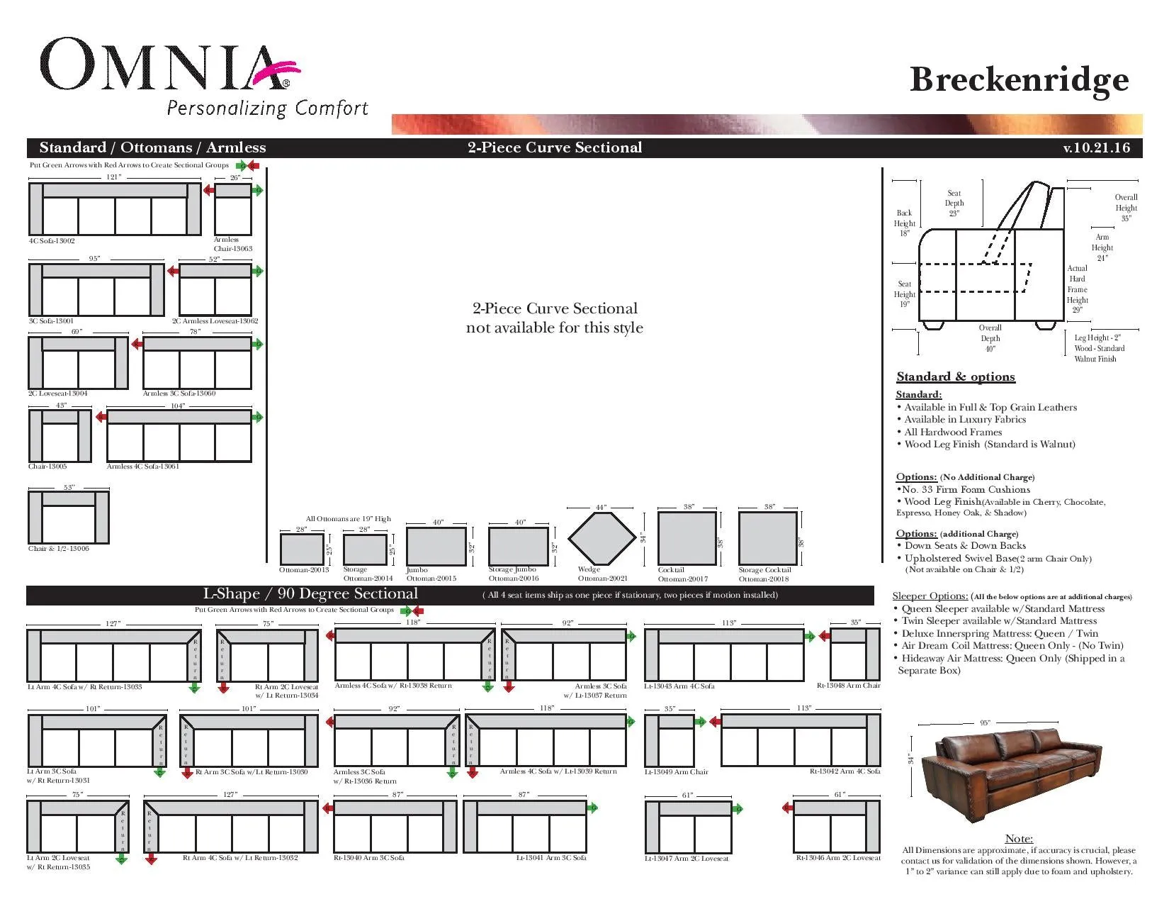 Breckenridge Sofa (Customizable!)