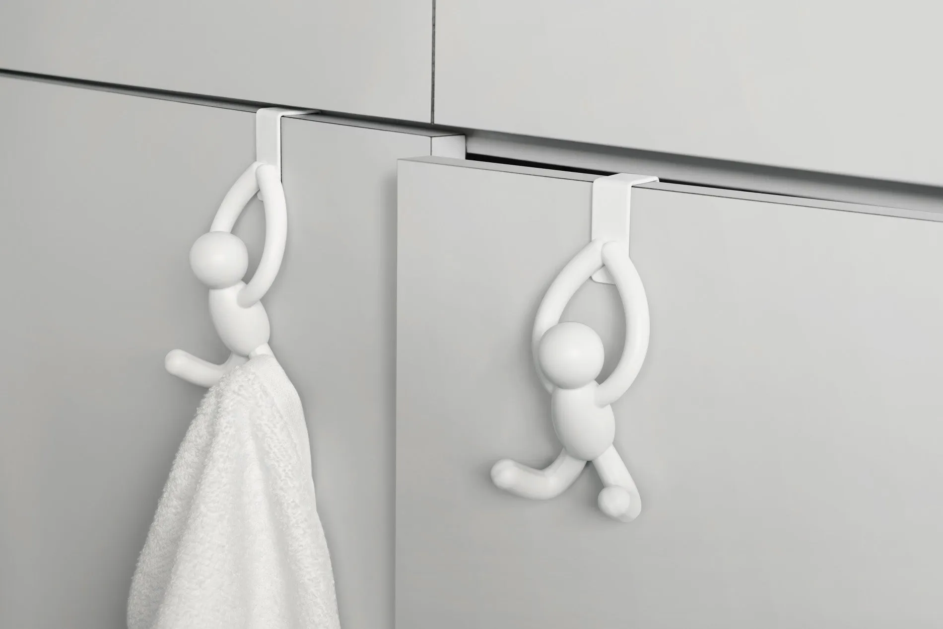 Buddy Over The Cabinet Hooks, Set of 2