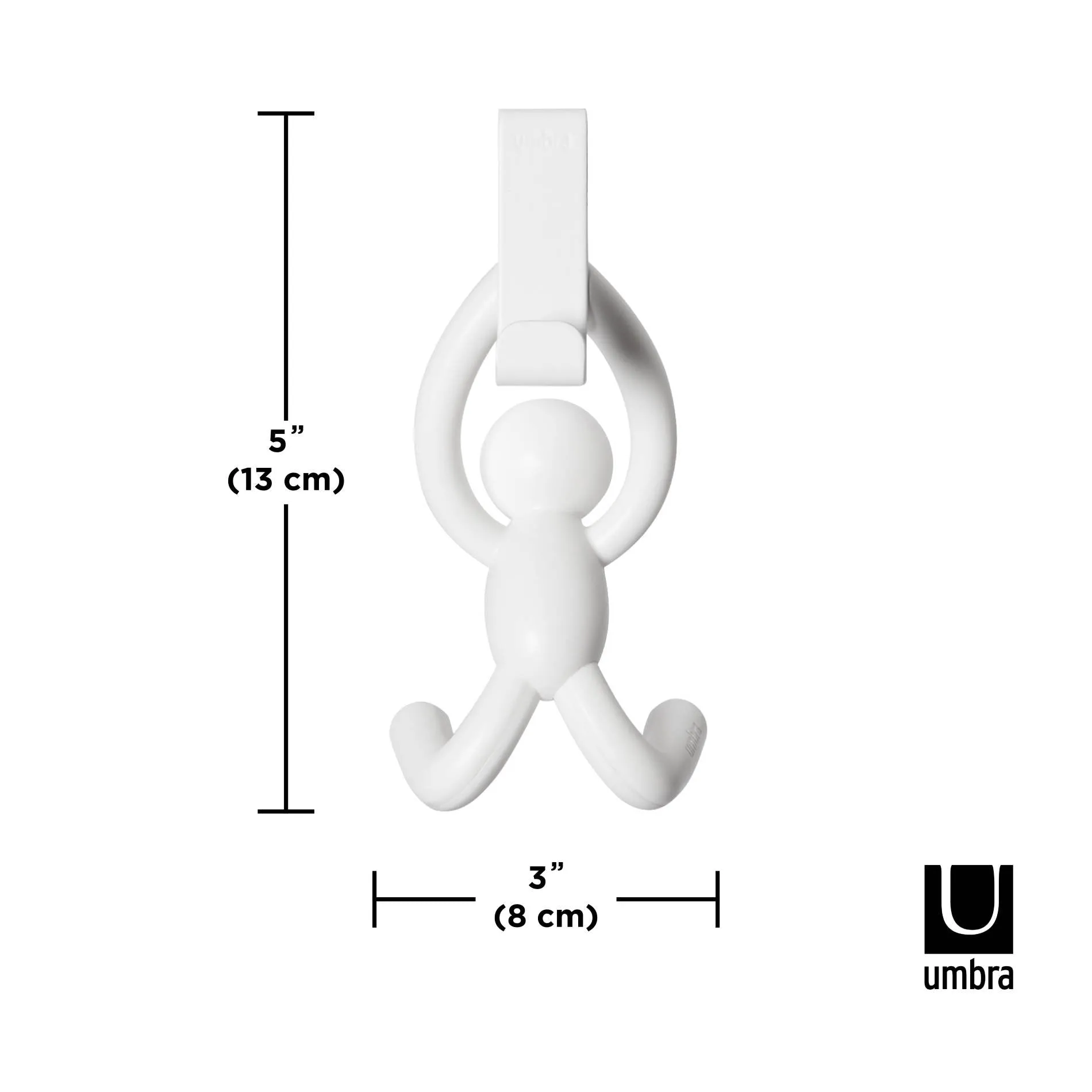 Buddy Over The Cabinet Hooks, Set of 2