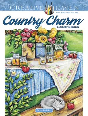 Country Charm - Creative Haven Coloring Book