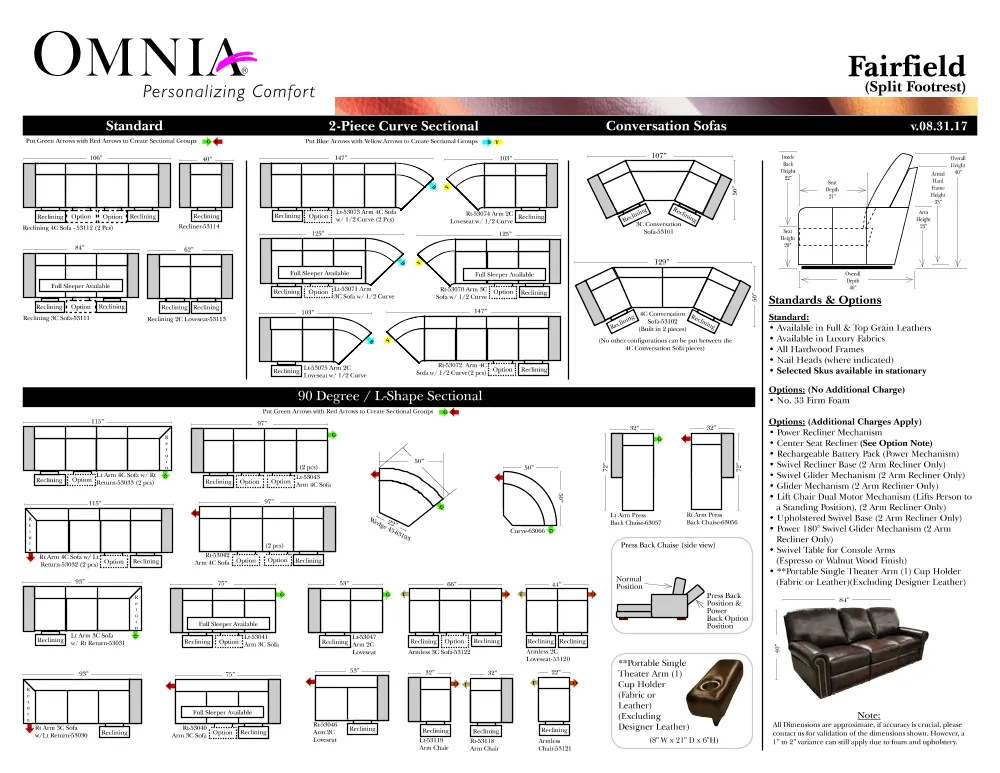 Fairfield Reclining Sofa