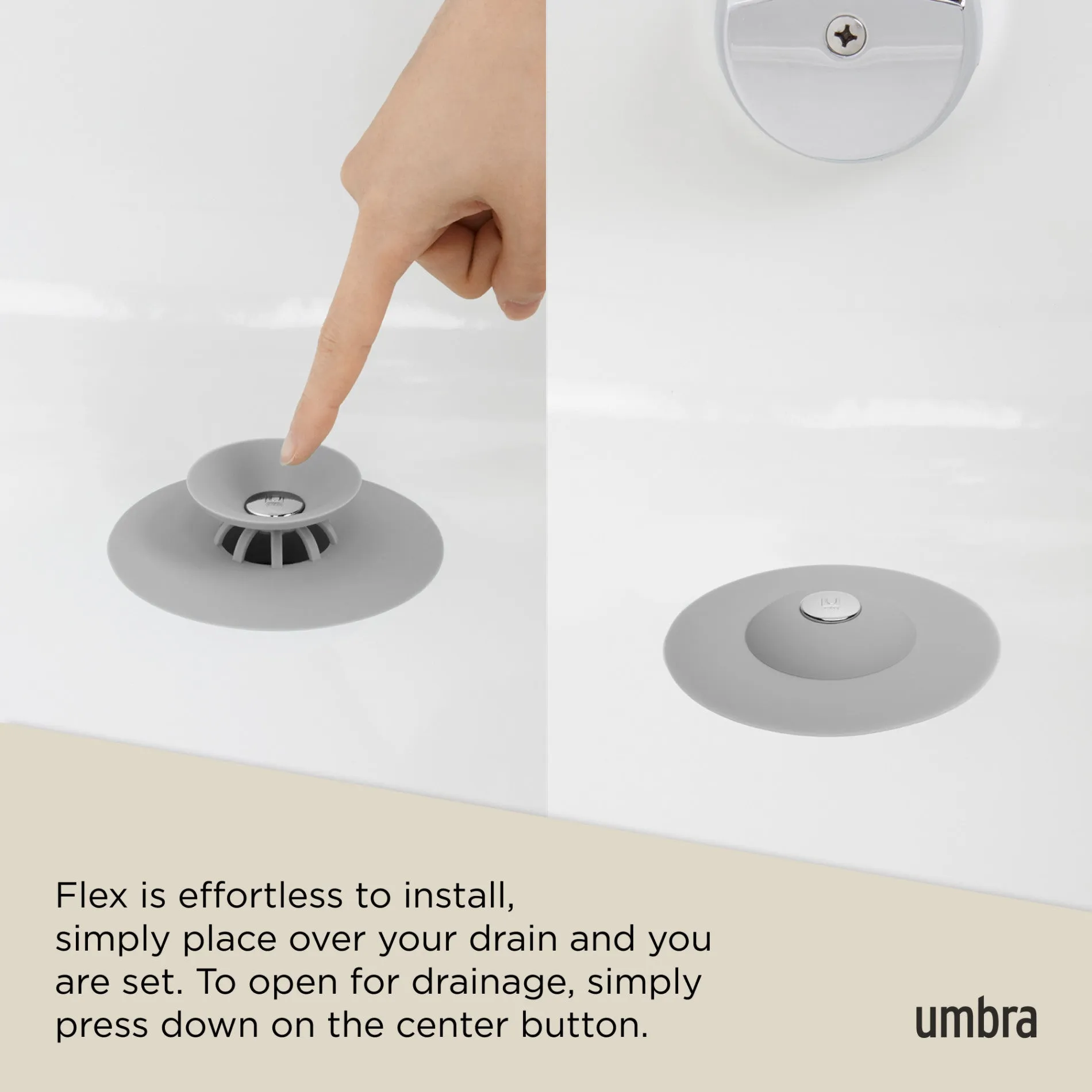 Flex Drain Plug & Hair Catcher