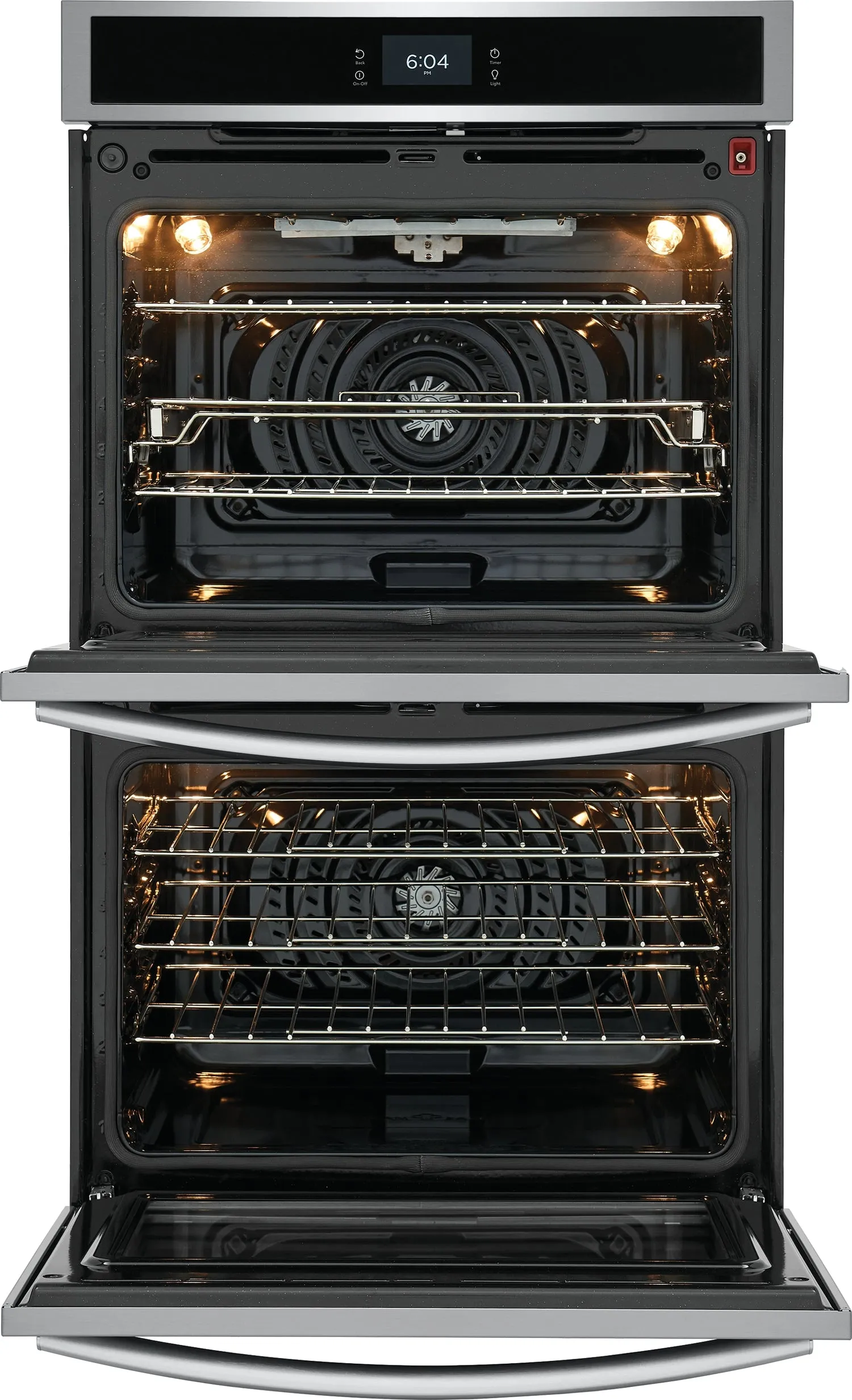 Frigidaire Gallery Smudge-Proof Stainless Steel 30" Double Wall Oven with Total Convection (10.6 Cu. Ft)- GCWD3067AF
