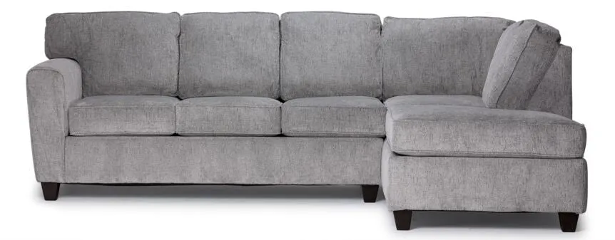 Galvan 2-Piece Sectional with Right-Facing Chaise - Grey