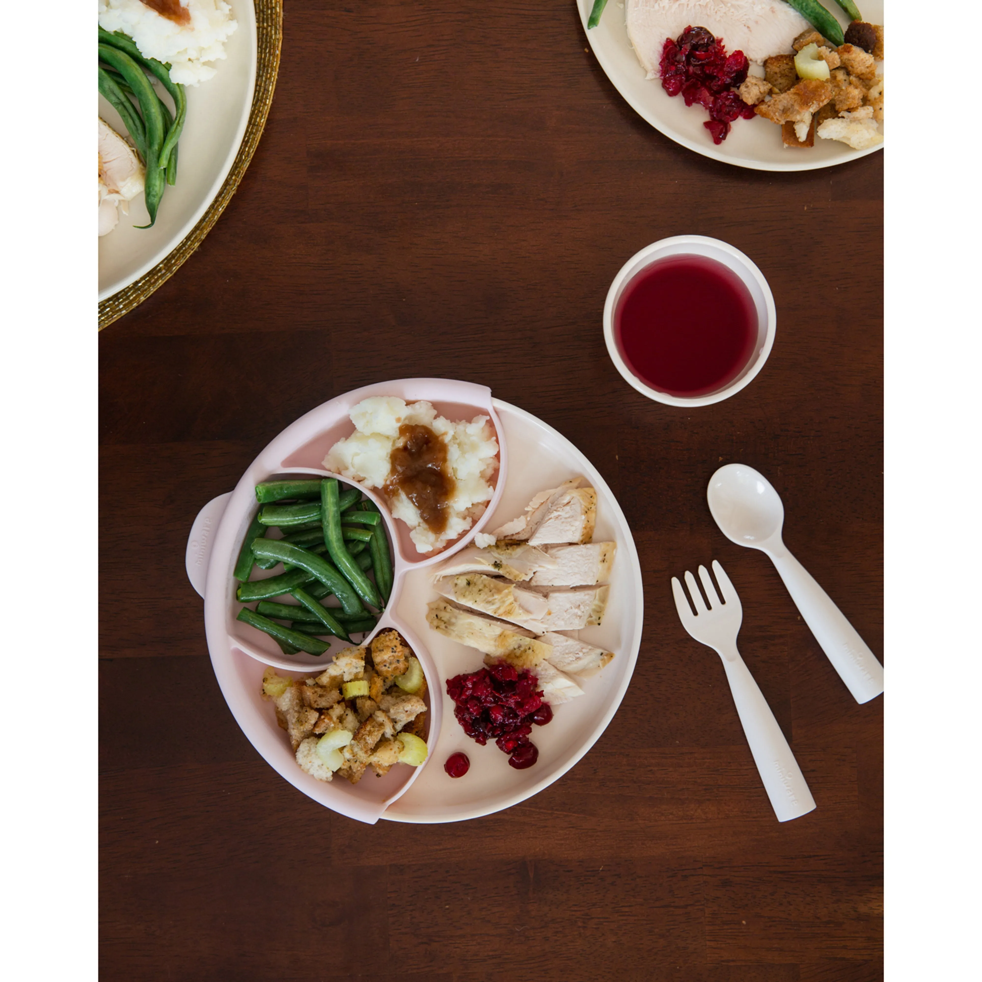 Miniware Silicone Smart Divider in Peach