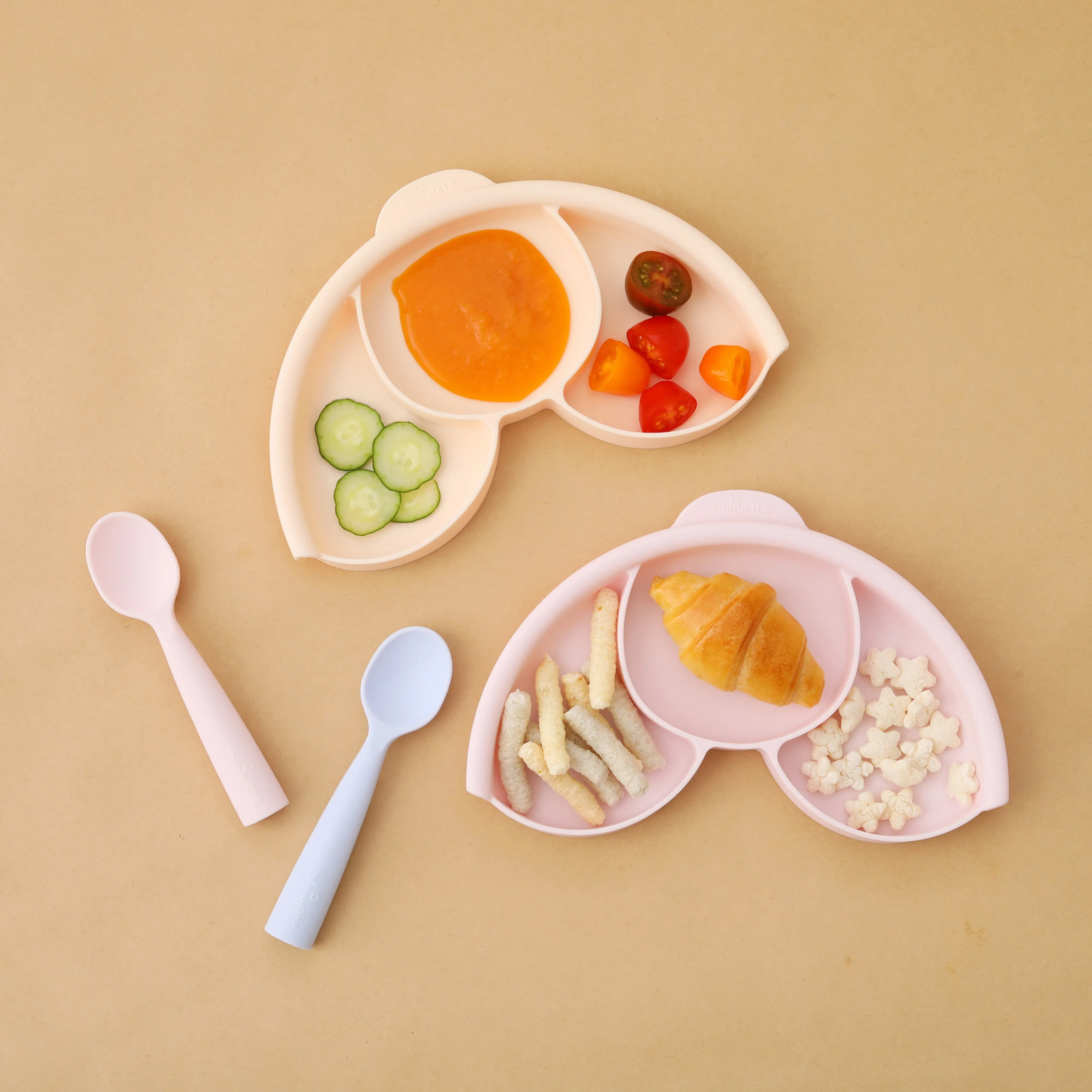 Miniware Silicone Smart Divider in Peach