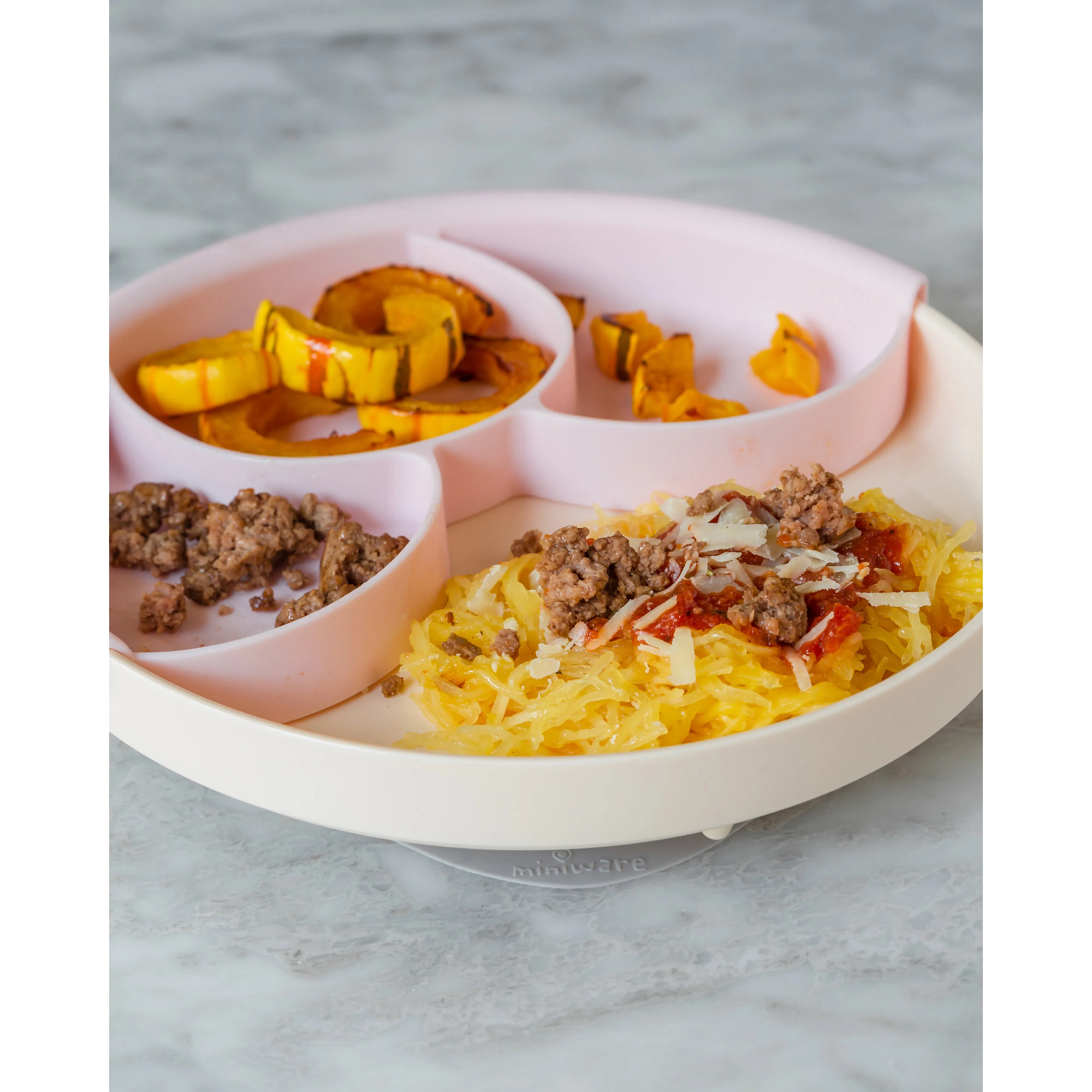 Miniware Silicone Smart Divider in Peach