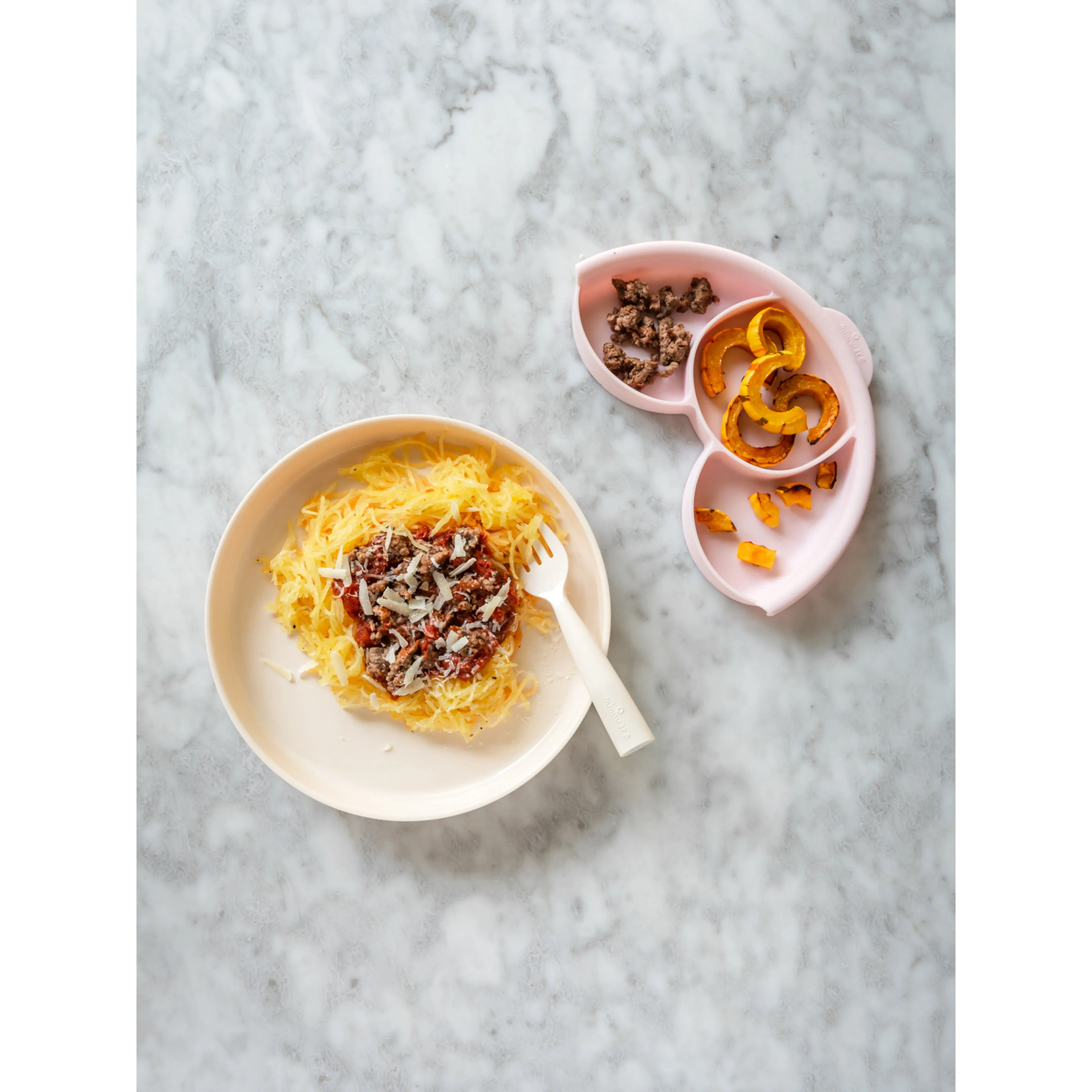 Miniware Silicone Smart Divider in Peach
