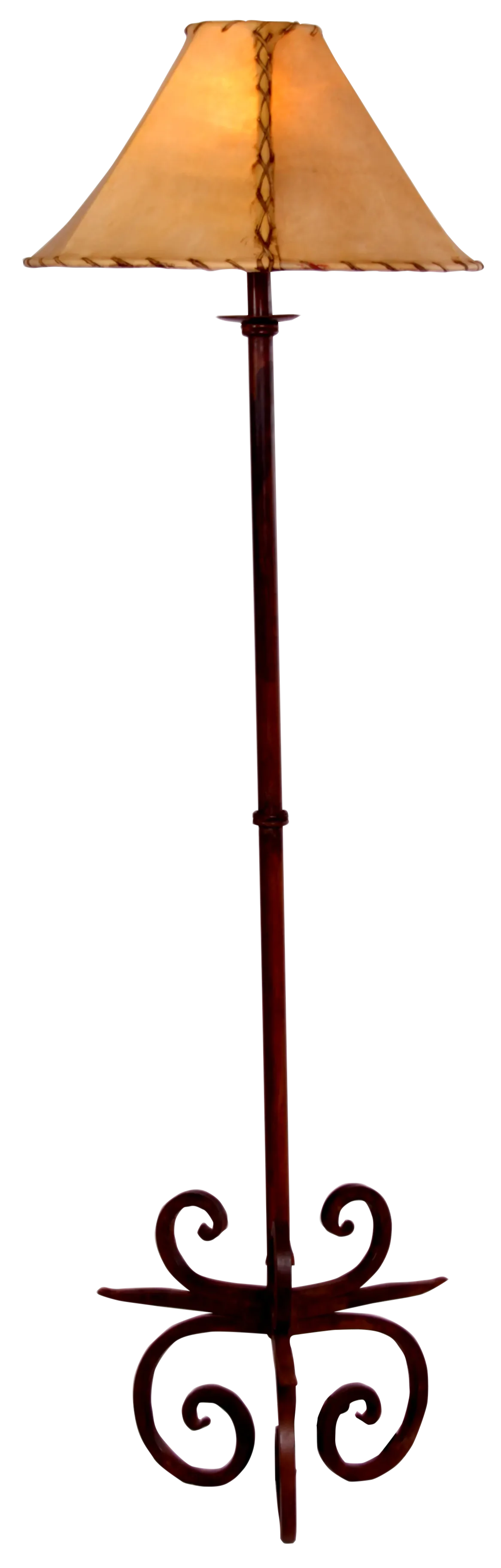 Rustic Iron Floor Lamp