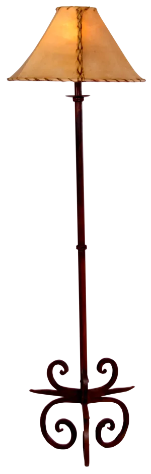 Rustic Iron Floor Lamp