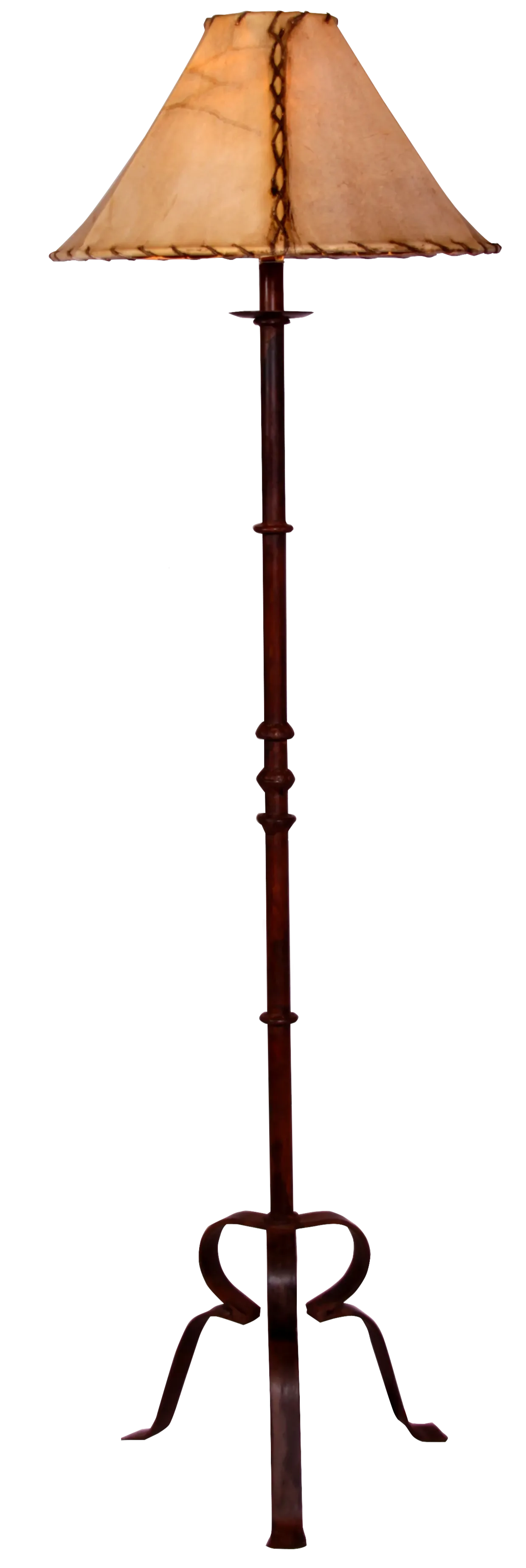 Rustic Iron Floor Lamp