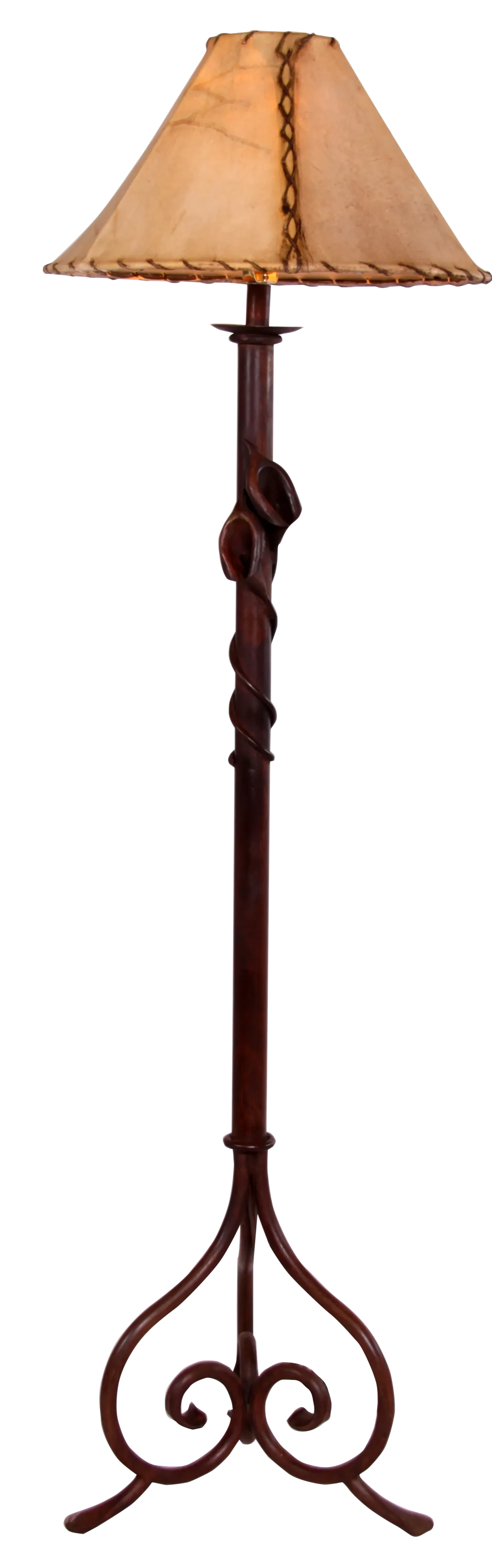 Rustic Iron Floor Lamp