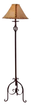 Rustic Iron Floor Lamp