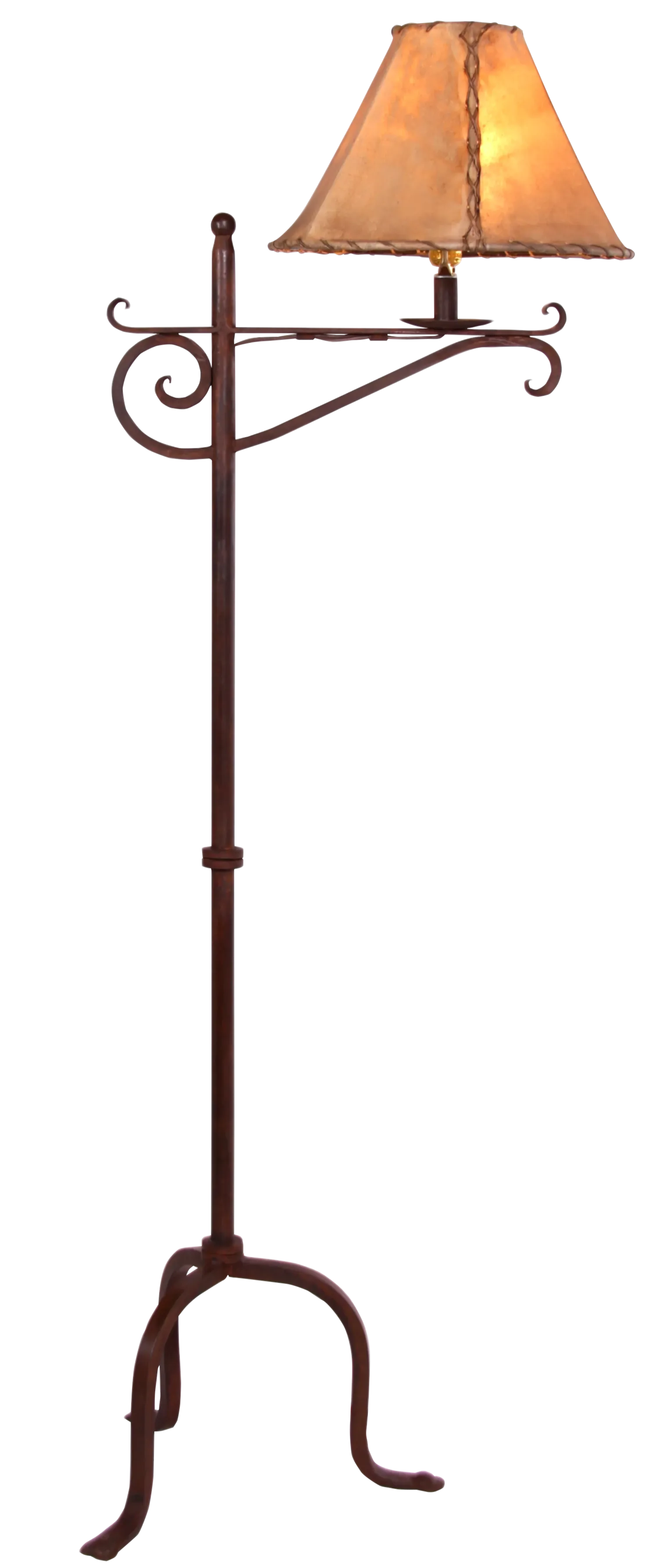 Rustic Iron Floor Lamp