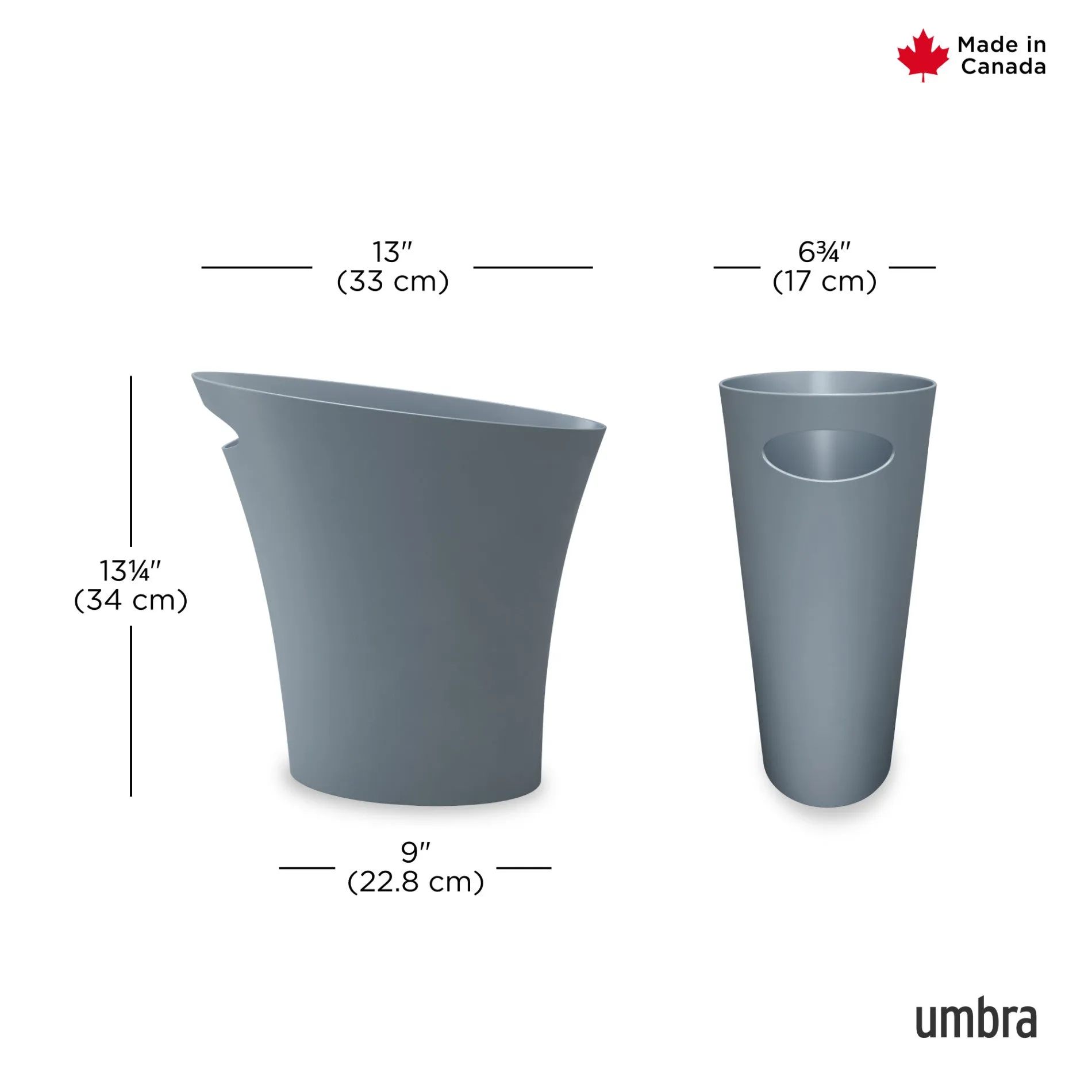 Skinny Trash Can