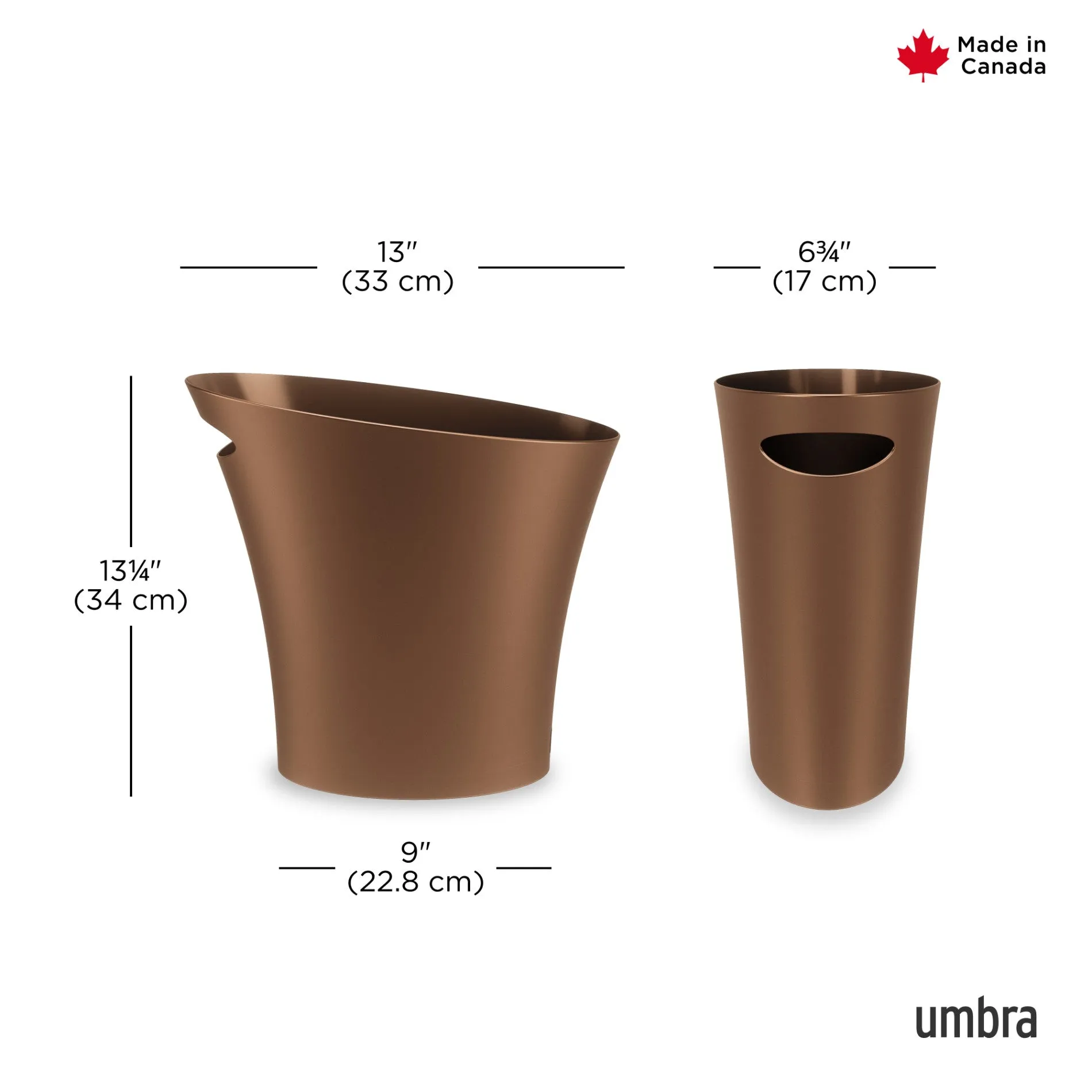 Skinny Trash Can