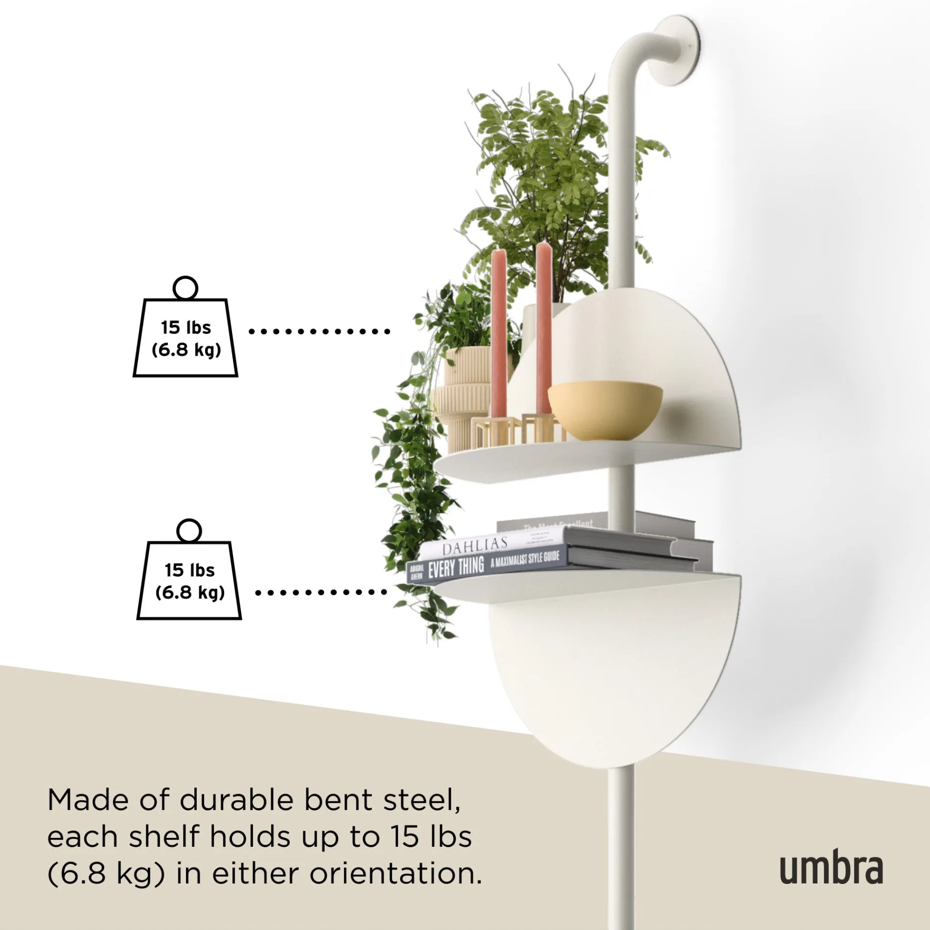 Solis Adjustable Standing Shelf