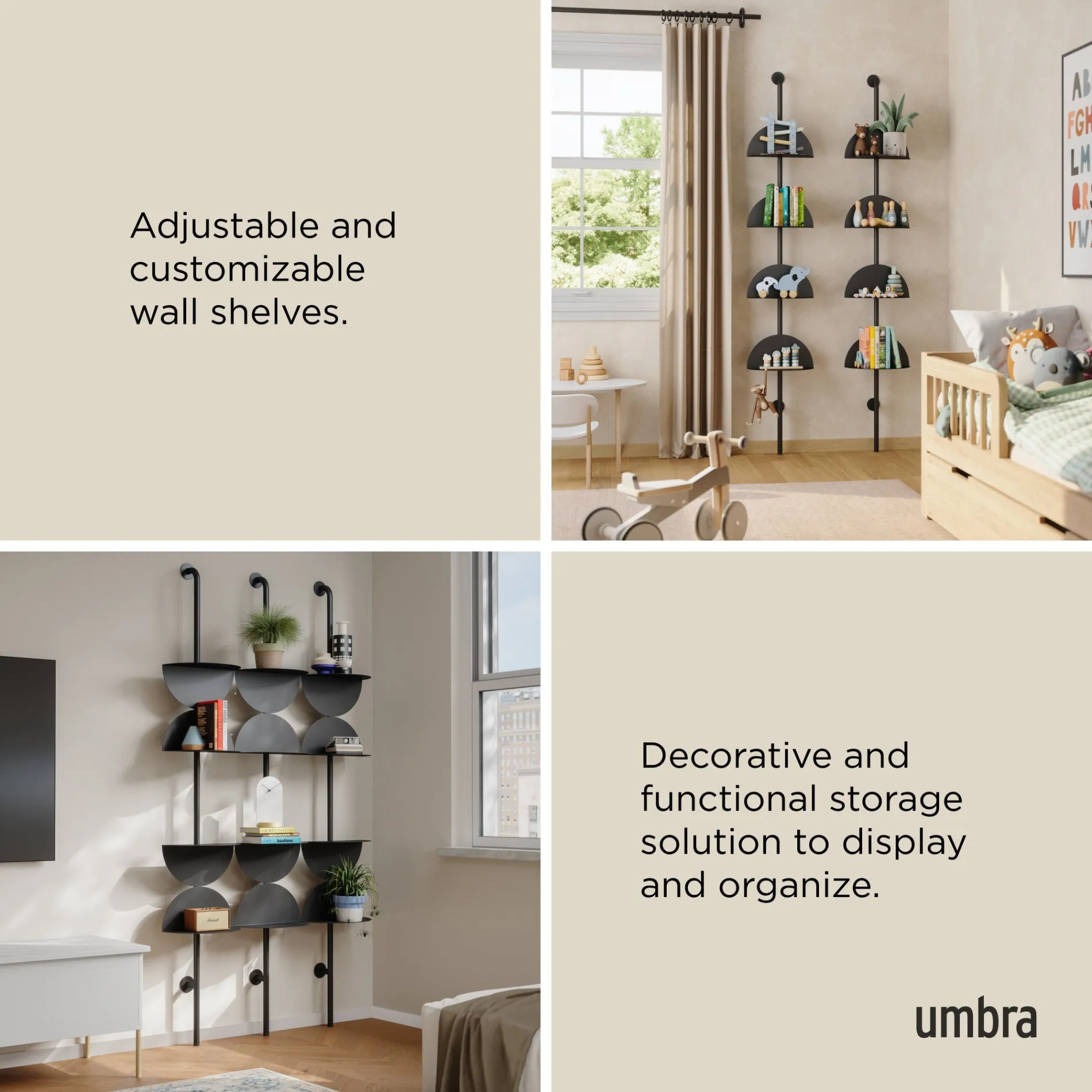 Solis Adjustable Standing Shelf