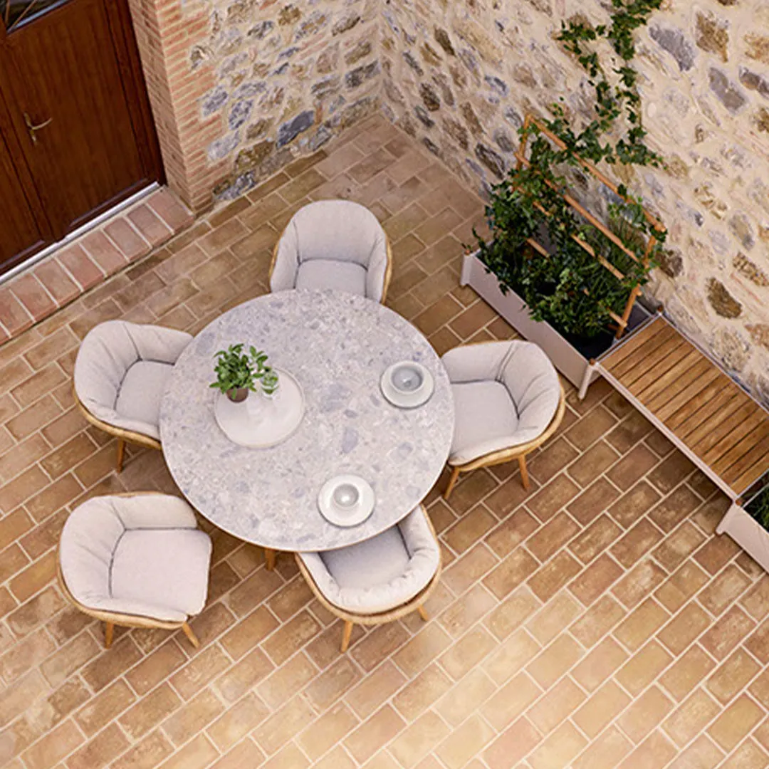 Sticks Outdoor Bench w/ Planter