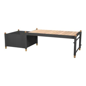Sticks Outdoor Bench w/ Planter