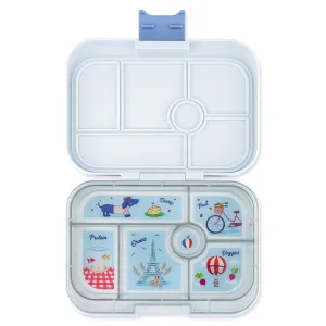 Yumbox Original - 6 Compartment Lunch Box - Hazy Gray Paris