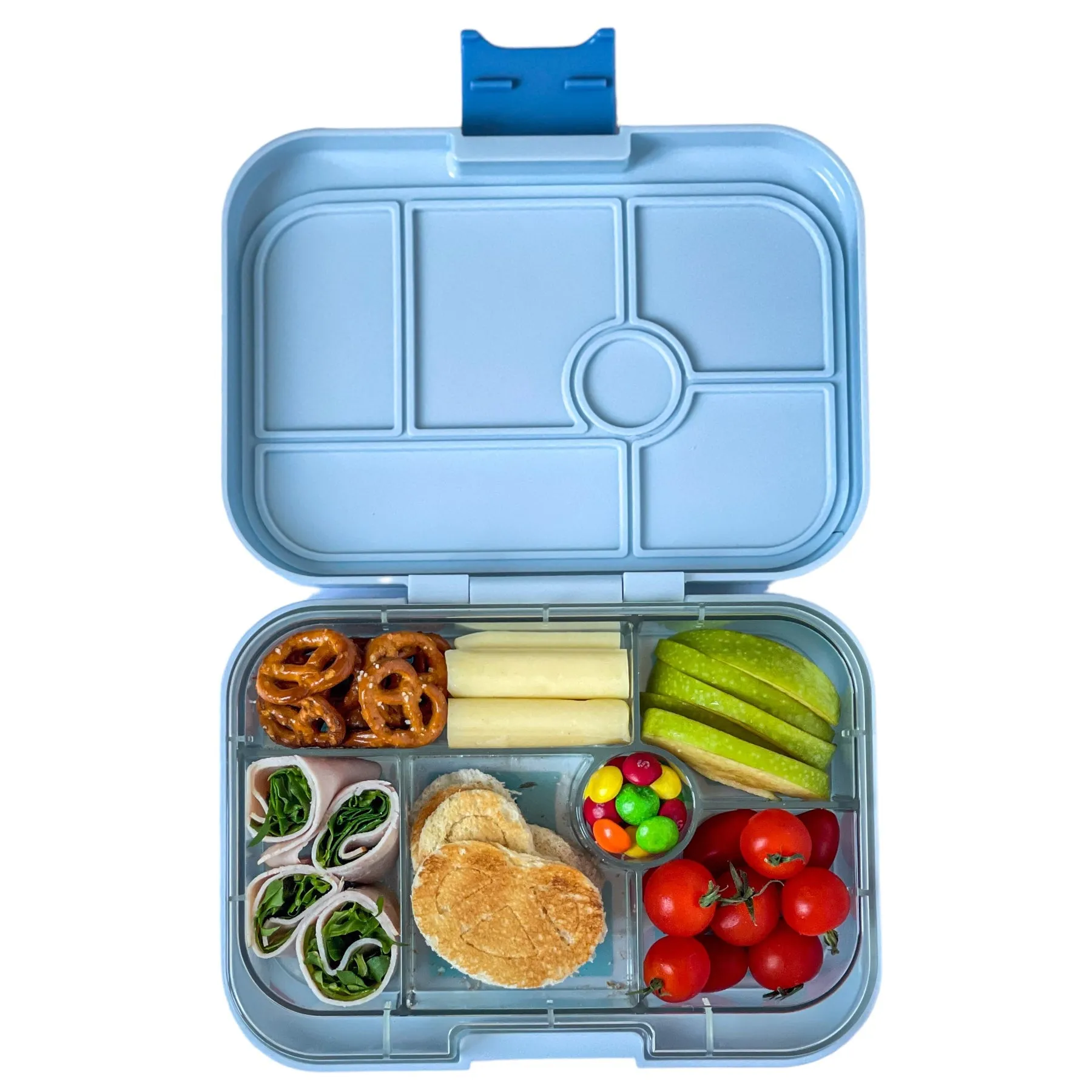 Yumbox Original - 6 Compartment Lunch Box - Hazy Gray Paris